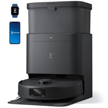 Imagem de ECOVACS DEEBOT N30 Omni Robot aspirador e esfregão, sucção 10000Pa, esfregão de borda adaptável TruEdge, tecnologia ZeroTangle 2.0, secagem a ar quente, autoesvaziamento, limpeza automática, evitar