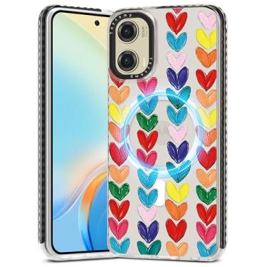 Imagem de Toycamp Capa para Moto G Stylus 5G 2024 - Compatível com MagSafe Women Girls Cute Phone Cover Magnetic com proteção à prova de choque Girly Pretty Designer Funda para Motorola G Stylus 5G 2024