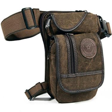 Imagem de Bolsa de perna larga para homens e mulheres, #01Café, 15cm(W)*6cm(D)*29cm(H)(5.9"x2.4"x11.4")
