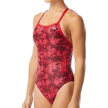Imagem de TYR Tênis feminino Glacial Diamondfit, Vermelho, 24