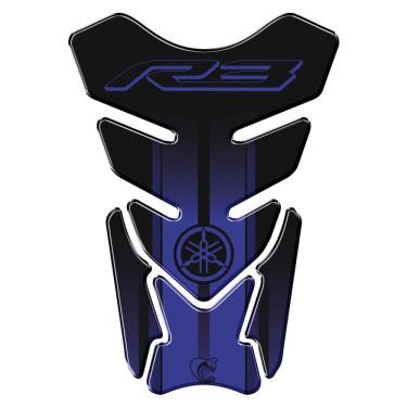 Imagem de Protetor De Tanque Adesivo Moto Yamaha R3 Azul Azul