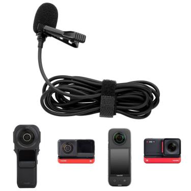 Imagem de Microfone Lapela Usb-c Para Câmeras Insta360 X3-one X2-one R E Rs