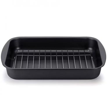 Imagem de Assadeira Funda Multiflon Com Grelha 40cm Preto