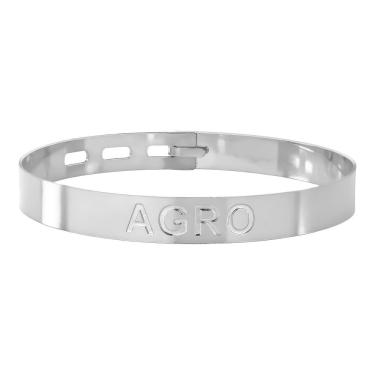 Imagem de Bracelete Agro Em Aço Inox - Unissex