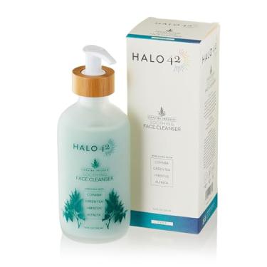 Imagem de Halo 42 Creme De Limpeza Facial Hidratante E Calmante Para Peles Sensíveis, Sabonete Suave Natural Orgânico, Sem Parabenos, Profunda Todos Os Tipos Pele - 4,2 Fl Oz