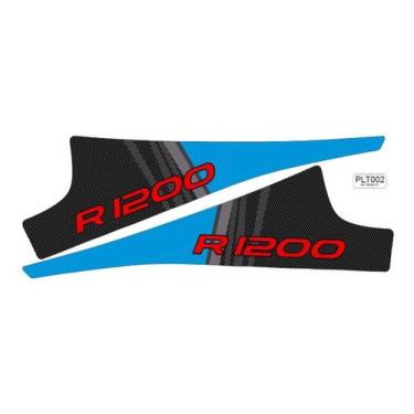 Imagem de Adesivo Resinado Protetor Lateral Tanque Bmw R 1200 Gs Black - Resitan