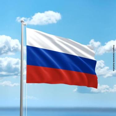Imagem de Bandeira da Rússia 80cmx140cm Tecido Oxford 100% Poliéster - Presente-