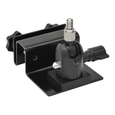 Imagem de Holicfun Suporte de calha para câmera de segurança externa, universalmente compatível com Ring, Blink, Eufy, Wyze, Google Nest, Arlo, Simplisafe, e mais (versão superior, preto)