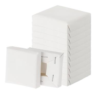 Imagem de PATIKIL Tela para pintura, pacote com 20 2,4 x 2,4 tela de algodão em branco tábua de desenho acrílica conjunto de tinta a óleo suprimentos de arte para aquarela óleo acrílico guache têmpera