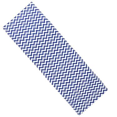 Imagem de GORGECRAFT 120 x 43 cm cadeira de praia de substituição para cadeiras ao ar livre de lona substituição de tecido azul portátil reclinável pátio cadeira dobrável para verão banho de sol jardim pátio