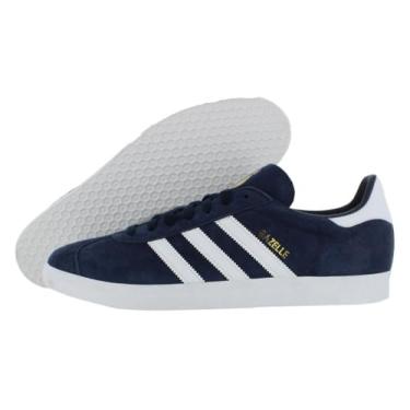 Imagem de Adidas Gazelle IE8502 Real Madrid Legend Ink/Cloud White/Gold Metallic (Legend Ink, US Footwear Size System, Adulto, Masculino, Numérico, Médio, Azul, 44
