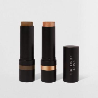 Imagem de Kit Contorno em Bastão Marrom Médio + Iluminador em Bastão Bronze Océa