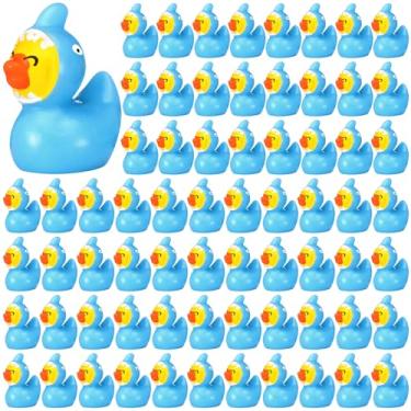 Imagem de VioraWhite 50 peças temáticas de patos mini bonecos de resina de patos pequenos bonecos de resina lembrancinhas de festa decorações de festa para artesanato, faça você mesmo, miniatura, paisagem