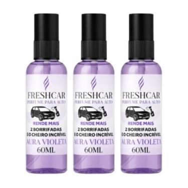 Imagem de Kit 3 Aromatizante Spray automotivo Intenso 60ml - Lar Fresh, Aura Vio