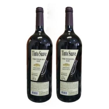 Imagem de Vinho Tinto Suave Giacomin - Kit 02 garrafas 1,5L - Vinícola Giacomin