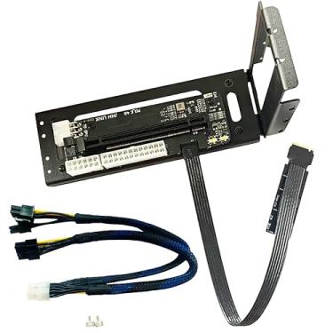 Imagem de Sintech M.2 M-Key 2230/2242/2280 para PCIE 4.0 X4/X6 Suporte de placa gráfica externa com cabo 4.0 de 50 cm e estação de base eGPU, compatível com RTX4090-RTX3060 RX7900 RX6950XT-RX6500XT