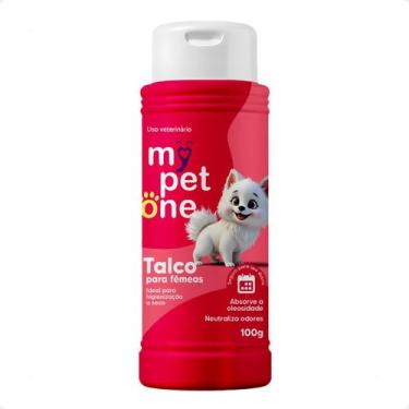 Imagem de Talco Higienico Perfumado 100G Para Cães Femea Mypetone