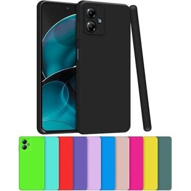 Imagem de Capa Capinha Case Compatível Realme C53 Silicone Aveludada Com Proteção De Câmera (PRETO)