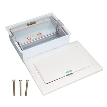 Imagem de Fafeicy Caixa de Distribuição de 12 Vias, Caixa de Disjuntor Montada Escondida Com Trilho DIN, para Elétricas, Fácil de Instalar