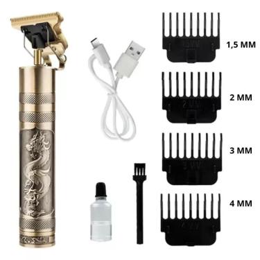 Imagem de Máquina De Barbear Alta Performance Com Cabo Usb