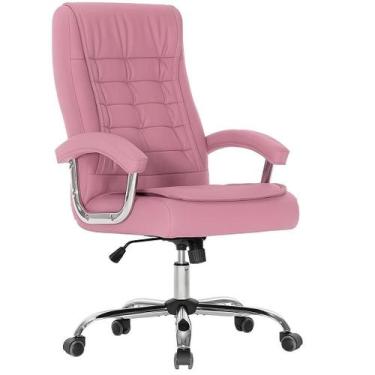 Imagem de Cadeira Escritório Presidente Confortavel Ergonomica Grande Varias Cor