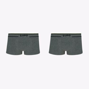 Imagem de Kit 2 Cuecas Lupo Sunga Fio Texturizado 00526-102, Cinza, M