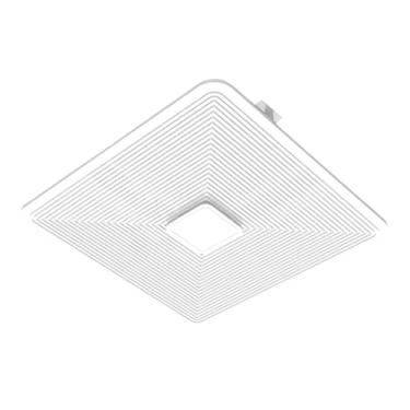 Imagem de IEUDNS Defletor de ventilação de ar condicionado central para para-, defletor de ventilação de teto com anti-vento, anti- direto para biblioteca, 45cmx45cm