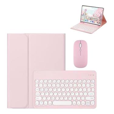 Imagem de Kit de Capa para Samsung Galaxy Tab A9 plus X210/X216/X218 (Inclui Teclado com Teclas Circulares Bluetooth + Mouse)