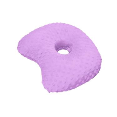 Imagem de WeiLaiKeQi Travesseiro para piercing de orelha com furo, protetor auricular lavável e confortável para quem dorme de lado, Tolet