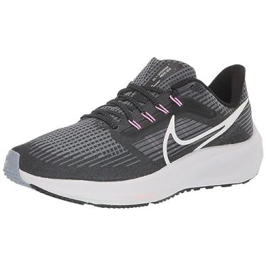 Imagem de NIKE Tênis masculino Air Zoom Pegasus 39, Preto branco cinza ardósia cobalto Bliss, 39 BR