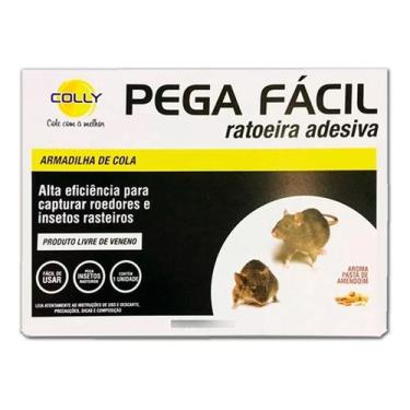 Imagem de Armadilha Adesiva Pega Fácil  Papel Colante para Ratos e Camundongos  