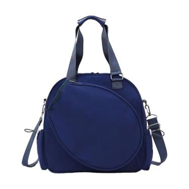 Imagem de Pegciuho Bolsa de Tênis, Bolsa de Ombro, Bolsa Leve para Badminton com Alça Ajustável E Versátil, Adequada para Entusiastas de Esportes E Atletas, Azul