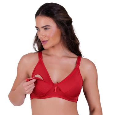 Imagem de Sutiã Amamentação Liso Para Amamentar Pós Parto com Abertura - NAKA MO