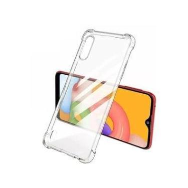 Imagem de Capa de Celular para A01, Plástico Anti-Impacto