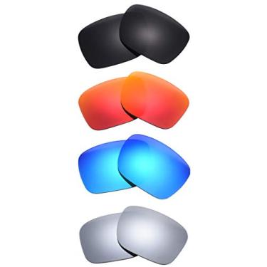 Imagem de Pacote de 4 pares de lentes de reposição polarizadas para óculos de sol Oakley Holbrook NicelyFit