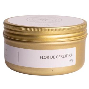 Imagem de Vela Aromática Perfumada Flor De Cerejeira 90g Essence e Co. - Essence