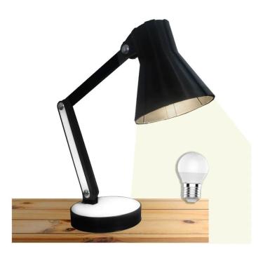 Imagem de Luminaria Articulada Mesa Abajur Escritório Estudo Quarto Co