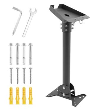 Imagem de Suporte Starlink Gen 3, suporte adaptador de tubo de ângulo ajustável geração 3, telhado de parede de aço inoxidável compatível com placa de prato padrão Gen3 V3 Starlink