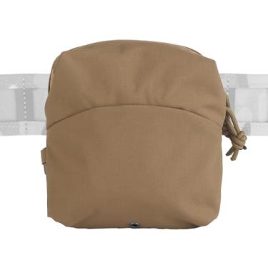 Imagem de Bolsa tática multifuncional de 15 x 12 cm, bolsa utilitária compatível com MOLLE com cabo de choque e painel de laço interno para NVGs, IFAK, Flashbang, organização de equipamentos