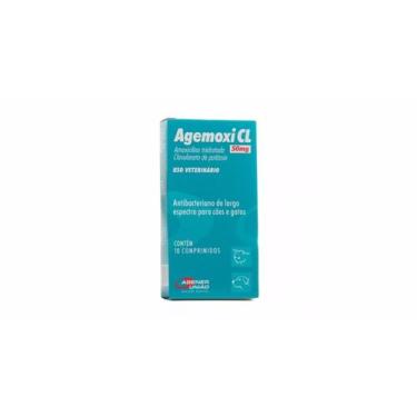 Imagem de Agener Agemoxi Cl 10 Comprimidos 50Mg - Agener Uniao