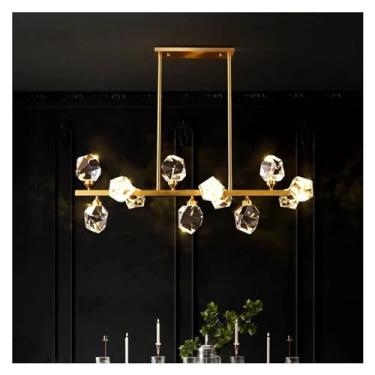 Imagem de Modern Dine Sala de Jantar Luzes Pendentes Iluminação Interna Luminária de Teto Pendurado Luz LED Lustres Compatível com Sala de Estar Iluminação Interna, Lustres de Led, Branco Quente-12 Ca