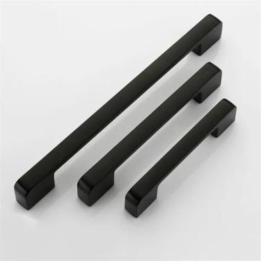 Imagem de CXYFQUUK Puxadores de armário para penteadeira de móveis de cozinha de alumínio 2 peças (128 mm)