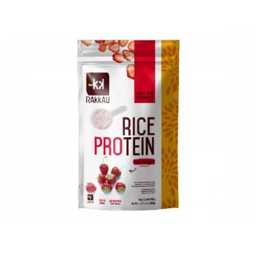 Imagem de Rice Protein Morango Vegana Rakkau 600g