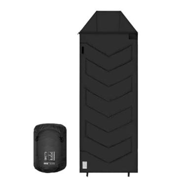 Imagem de Fockety Saco de Dormir de Inverno para Adultos, -10 ℃ a 5 ℃ Calor Espaço Amplo à Prova de Saco de Dormir de Acampamento à Prova de Chuva, Com Saco de Material de Compressão, para Mochila