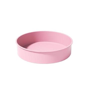 Imagem de Protetor de forma de bolo de silicone para assadeiras redondas de 23 a 24 cm, barreira de banho de água de silicone de grau alimentício, sem BPA, acessório de cozimento resistente ao calor para