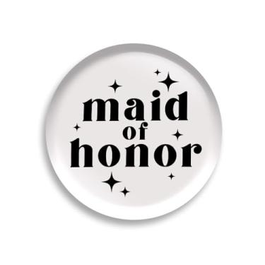 Imagem de Crachá de botão de casamento para mulheres, homens, noiva, dama de honra, noivo, dama de honra, presente de casamento, Small, Aço inoxidável, Sem Pedra Preciosa