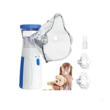 Imagem de Inalador Ultrassônico Portátil – Nebulizador Silencioso e Recarregável para Crianças e Adultos, Alívio Rápido