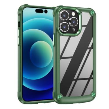 Imagem de Capa protetora rígida de acrílico transparente à prova de choque para iPhone 7Plus (8Plus) (para iPhone 7Plus (8Plus)/verde)