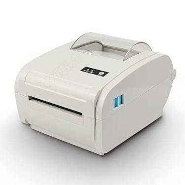 Imagem de Impressora térmica de etiquetas com Windows Mac Linux Systm Shipping Label Printer Ups FedEx Shopify Amazon Ebay & Label Maker para roupas, prateleiras, cores e etiquetas de produto (USB (Branco))