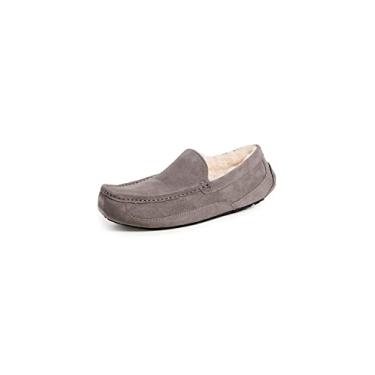 Imagem de UGG Pantufa masculina Ascot, Cinza, 46